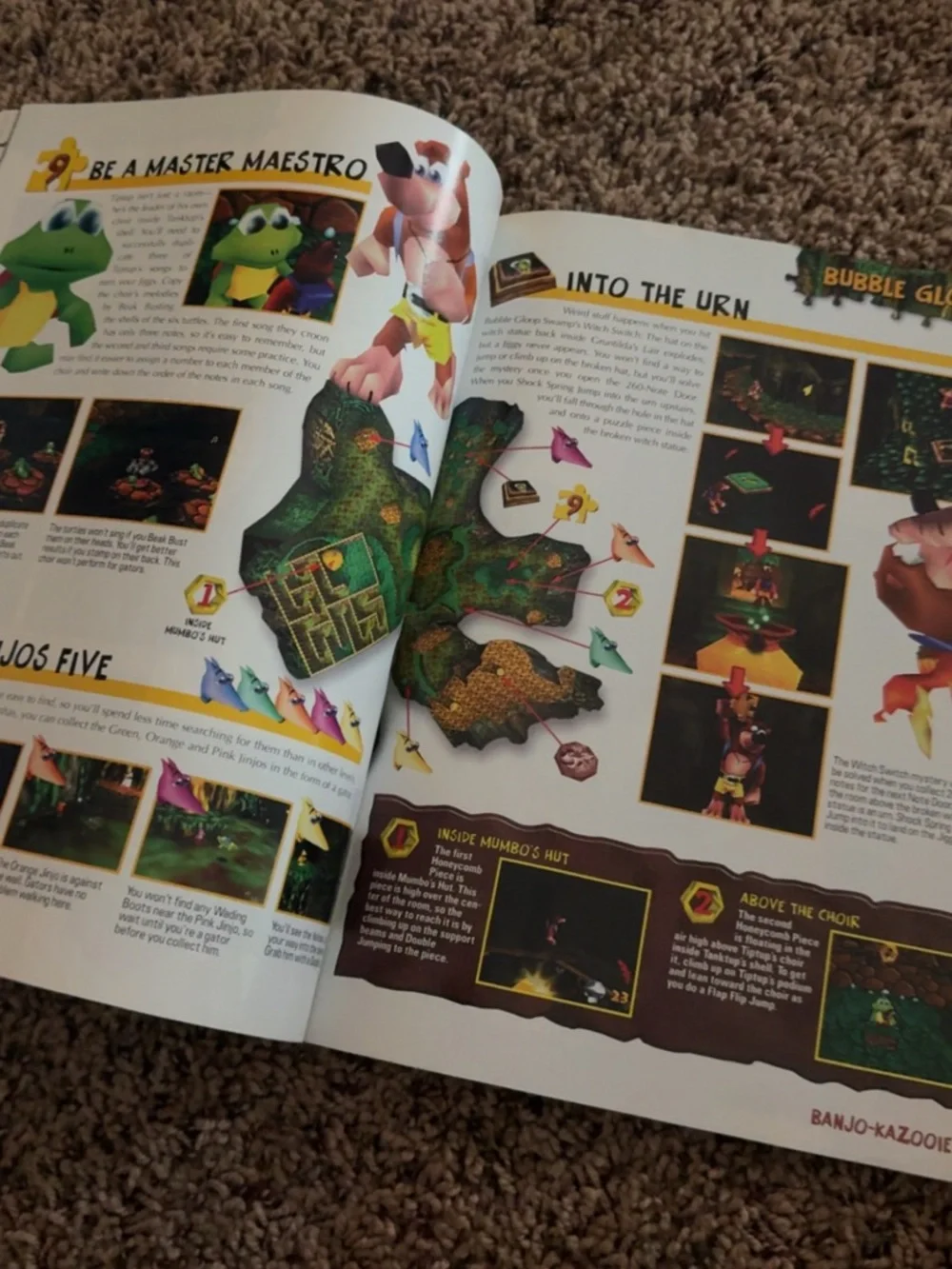Banjo Kazooie Cartridge For N64 Nintendo 64 And Player's Guide